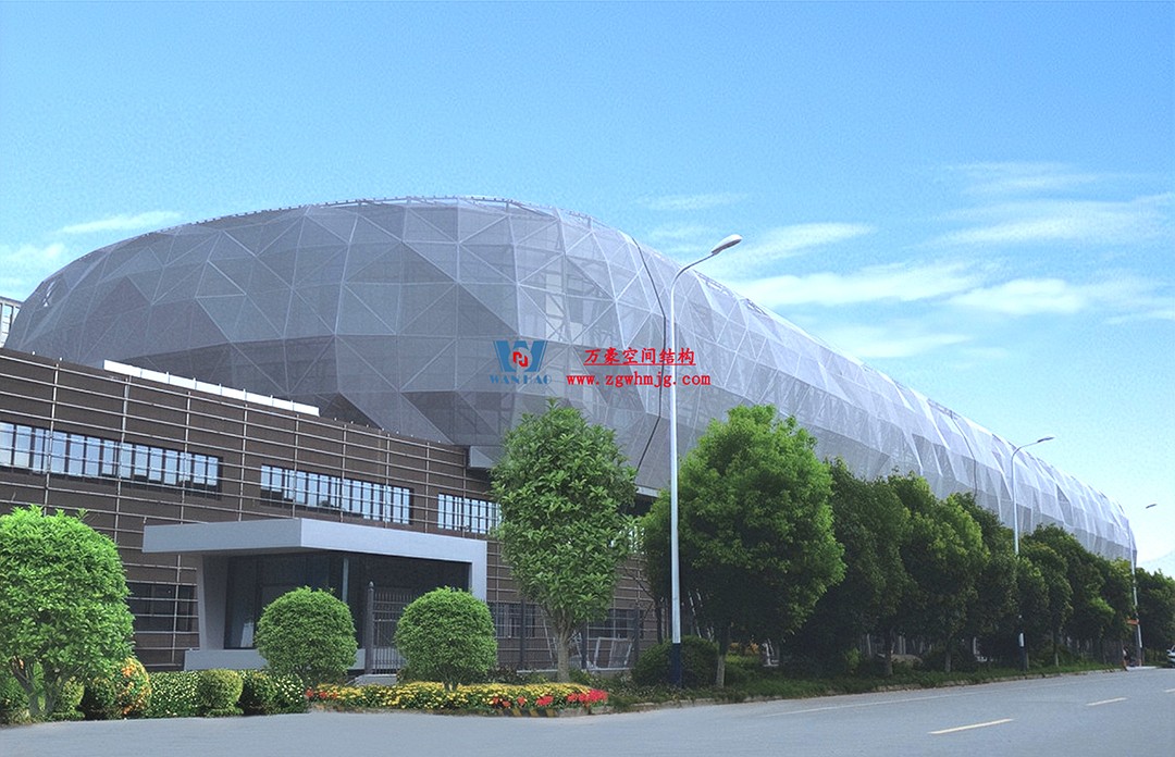 有骨骼、有皮膚的PTFE膜結構建筑