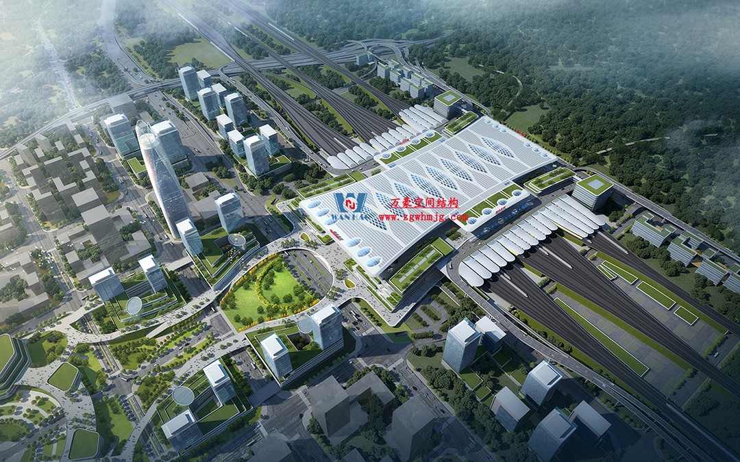 重慶東站站房正在加速建設(shè)，全力繪就項目新篇章